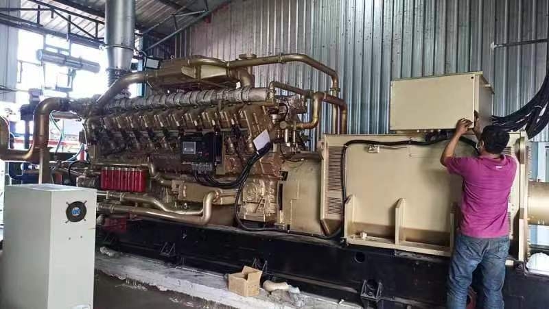 مولد غاز منجم للفحم بقدرة 1200 كيلووات.jpg 1200kW Coal Mine Gas Genset.jpg