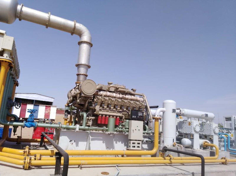 موتور گازی 2.2 مگاواتی برای کمپرسور 2.2 MW Gas Engine For Compressor